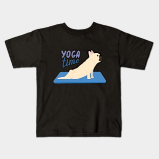 The Frenchie yogui Kids T-Shirt